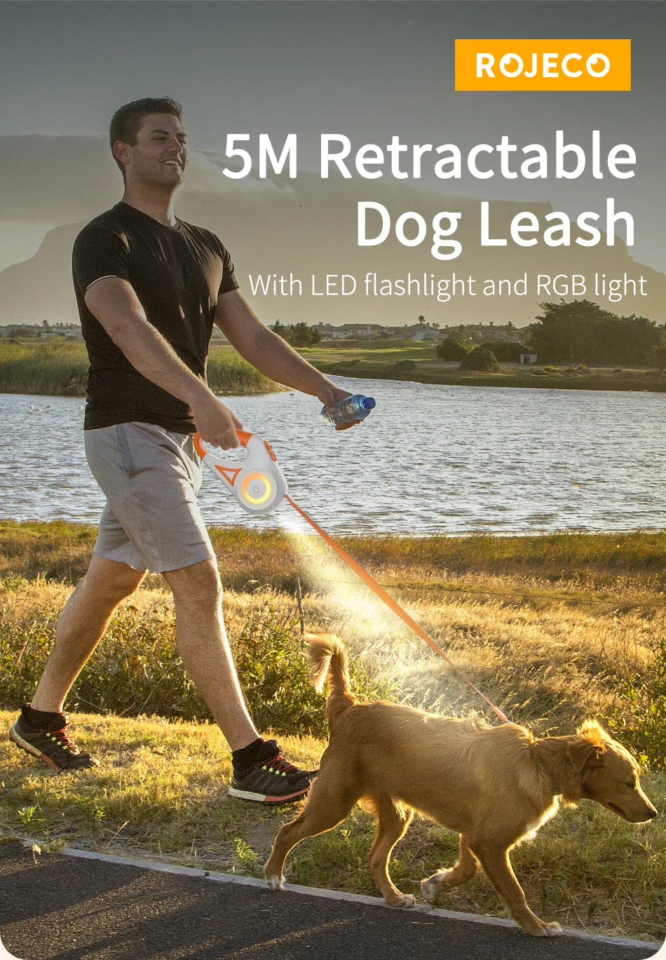 Retractable OLED Leash